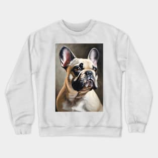 French Bulldog Oil Painting Crewneck Sweatshirt